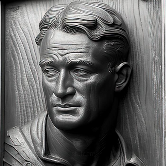 3D model Lou Gehrig Pride of the Yankees Gary Cooper (STL)